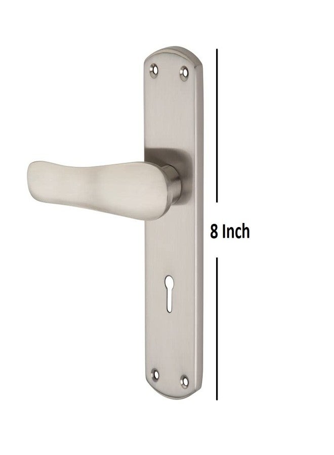 Allied 8 Inches Mortise Handle Set with KY Lock Body | SS Finish | 3 Keys | 6 Lever 65 mm Lock Set for Door, MI-05 - Image 3